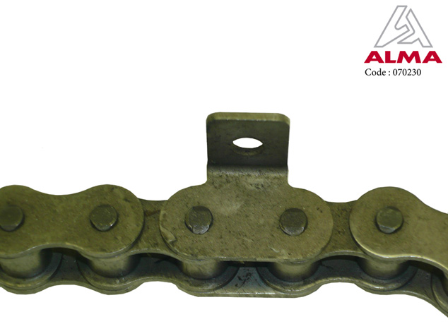 Chaîne inox 19,05 longue palette. Chaîne inox 19,05 longue palette. Crédits : ©ALMA