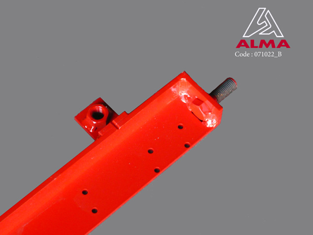 Left bare scale ramp. Left bare scale ramp. Crédits : ©ALMA