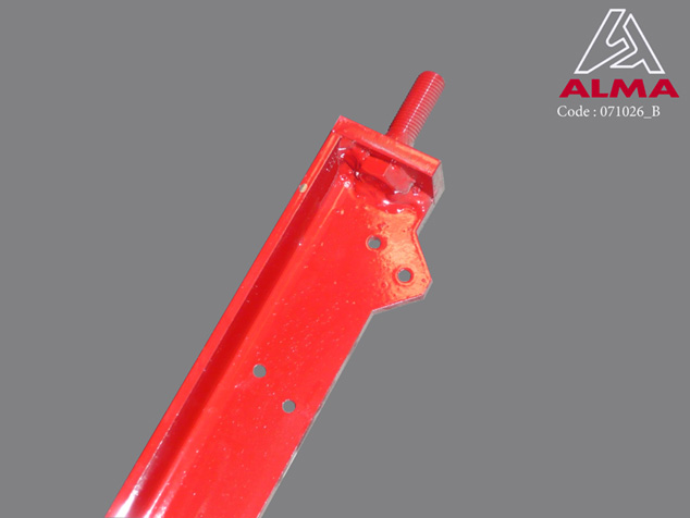 Left bare scale ramp. Left bare scale ramp. Crédits : ©ALMA