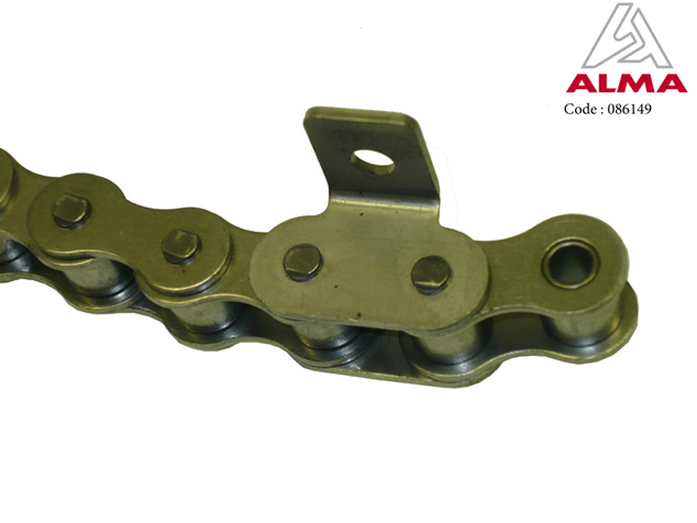 Chaîne inox 19,05 racleur petit convoyeur. Chaîne inox 19,05 racleur petit convoyeur. Crédits : ©ALMA