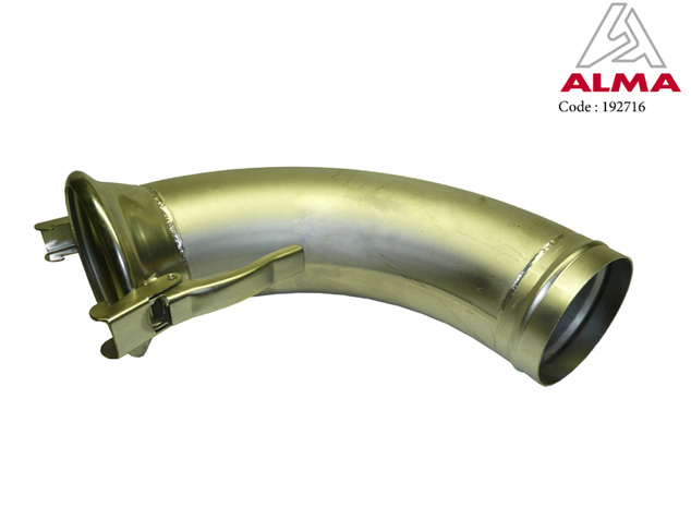 RACCORDS A LEVIERAVEC COURBE 90° Ø 150. RACCORDS A LEVIERAVEC COURBE 90° Ø 150. Crédits : ©ALMA