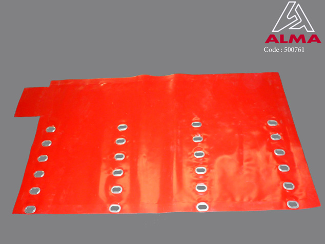 Bâche gauche. Bâche gauche. Crédits : ©ALMA