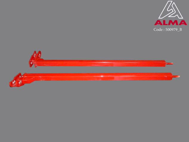 Kit porte secoueur en chappe. Kit porte secoueur en chappe. Crédits : ©ALMA