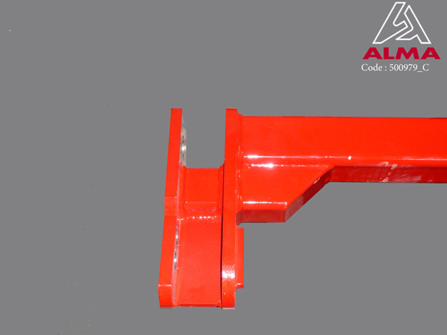 Kit porte secoueur en chappe. Kit porte secoueur en chappe. Crédits : ©ALMA